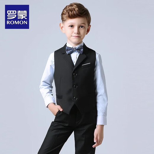 Romon para niños traje para niños vestidos de flores chalecos