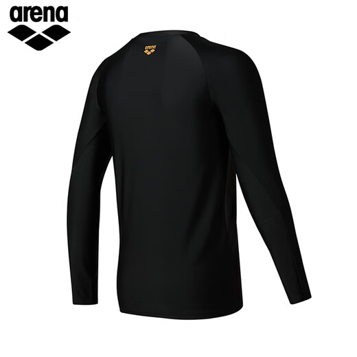 Arena arena traje de baño para hombres diseño de manga larga protección solar surf de altura alta y cómoda traje de baño top 5010 negro l