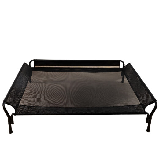 Hippie dog kennel for all seasons, removable and washable dog bed, dog camp bed, dog off-the-ground bed, Labrador large dog pet bed, Delhi Black XS - recommended weight within 15 Jin [Jin equals 0.5 kg]