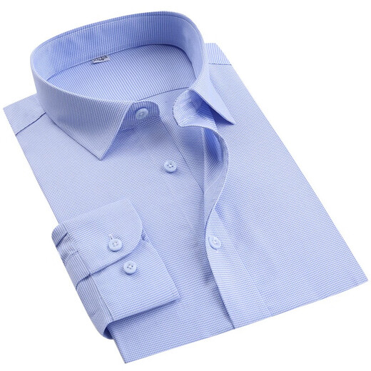 Talentosa yijia camisa de manga larga para hombres algodón puro dp gratis planchado de mediana edad y jóvenes a rayas del comercio delgado de ajuste delgado