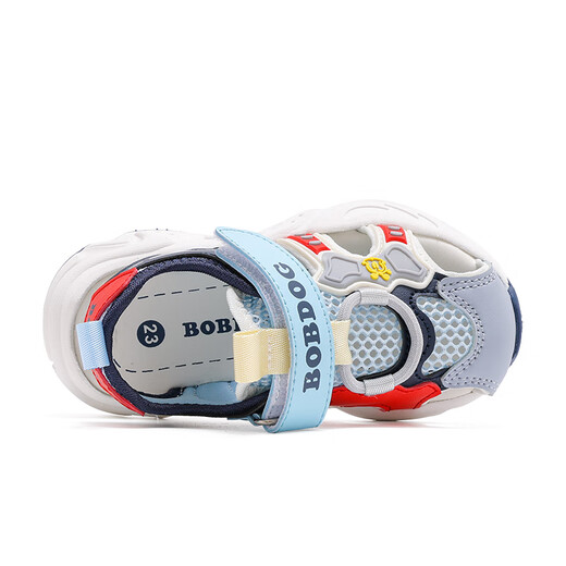 Zapatos para niños Babudou para Summer Soft Sole Zapatos para niños Sandalias deportivas transpirables 105342078 azul marino/luna poco profunda 25