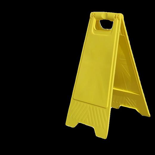 Aijibao Beware of Sliding Floors Warning Signs Anti-slip Plastic A-shaped Herringbone Signs No Parking Under Construction Beware of Sliding Floors