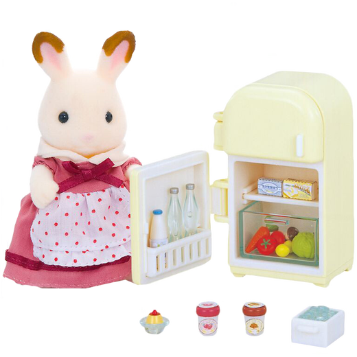 [70% neu] Senebeer Family Toys Kindergeschenk Mädchen spielen Haus Prinzessin Doll Spielzeug Schokoladen Kaninchen Muttermöbel Set 5014
