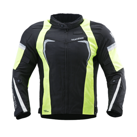 Haojue Cycling Jacket Motorcycle Cycling Suit Cycling Equipment Motorcycle Suit D Style-J01 Fluorescent Yellow 3XL