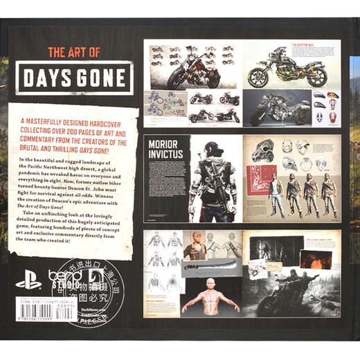 现货 往日不在设定集 英文原版 ART OF DAYS GONE HC Ps4游戏大作往日