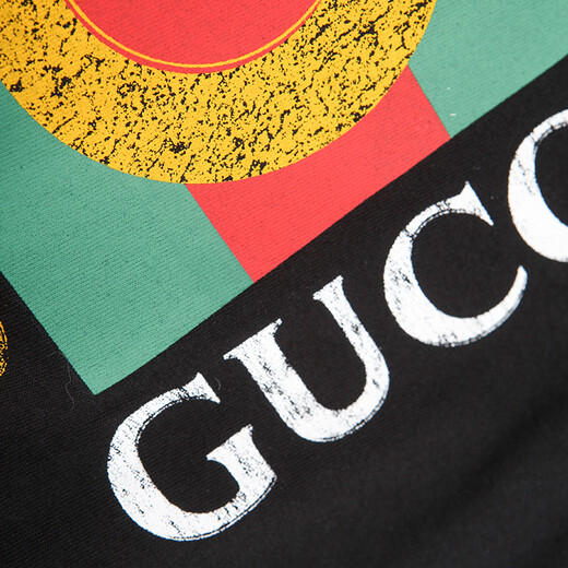 Gucci pattern cotton short-sleeved T-shirt 475740 X3G17 1060 4A/4 years old/104cm