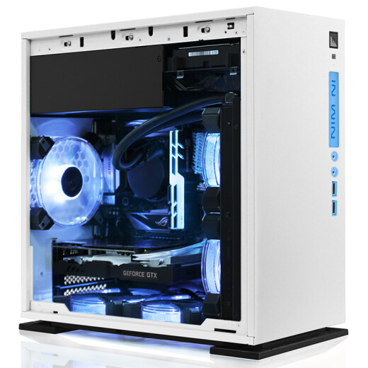 INWIN (IN WIN)301 white computer mainframe (supports MATX motherboard/240 water cooling/glass side translucent/backline/USB3.0*2)