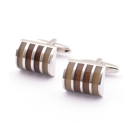 Geremen Cufflinks Men's Light Luxury Crystal French Shirt Cuffs Nail Men's Sleeve Nail Father's Day Valentine's Day Gift XK22 Jade Inlay