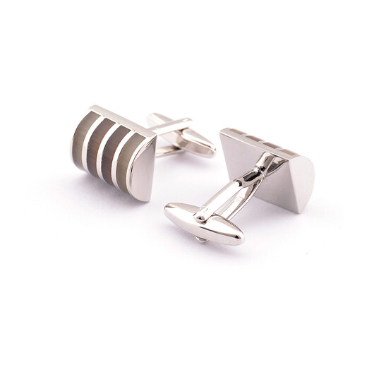 Geremen Cufflinks Men's Light Luxury Crystal French Shirt Cuffs Nail Men's Sleeve Nail Father's Day Valentine's Day Gift XK22 Jade Inlay