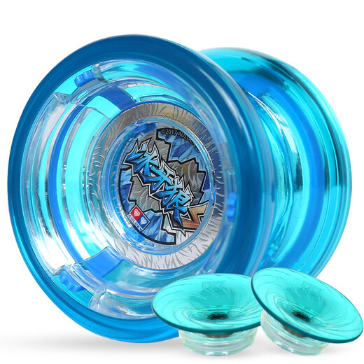 奥迪双钻（AULDEY）悠悠球玩具溜溜球火力少年王6悠拳英雄 yoyo球男孩竞技玩具 塑胶花式球-冰牙狼S