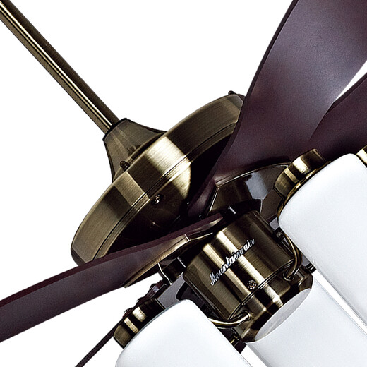 
Yongyi Yufeng New Chinese Ceiling Fan Light 1049 Retro Traditional Bedroom Ceiling Fan Dining Room Chandelier Living Room Light Decoration with Light Fan Light 48-inch 1049A/3-speed air conditioning/standard draw rope Standard draw rope control