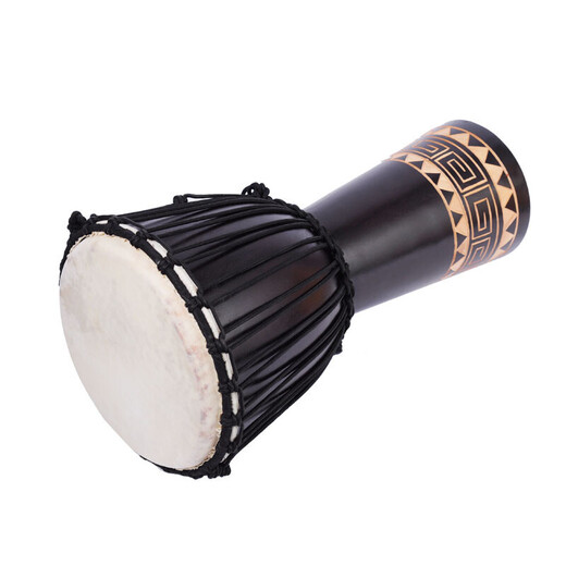 
MEINL African drummer hand drums whole wood hollowed out Indonesia imported HDJ series children's adult sheepskin percussion 12-inch HDJ1 Congo River [classic model]
