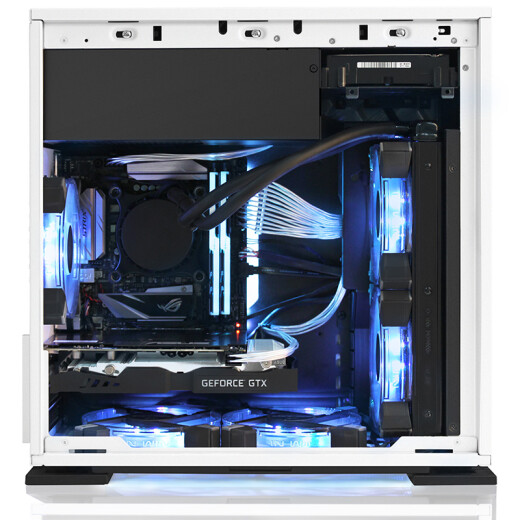 INWIN (IN WIN)301 white computer mainframe (supports MATX motherboard/240 water cooling/glass side translucent/backline/USB3.0*2)