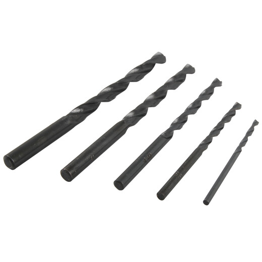 吉米家居 JM-GT14105 高速钢麻花钻电动工具配件5支装2-6mm 两件起订