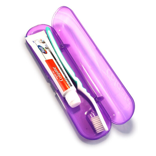 高露洁（Colgate）便携式旅行牙膏牙刷套装 （牙膏40g+护龈牙刷） (颜色包装随机发)