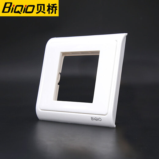 BeiQiO N86 One-two-digit three-digit vertical module frame HDMIVGA audio and video module 86-type combined wall plug panel N86-902 Two-two-digit border white