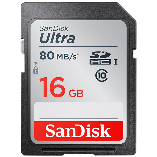 SanDisk 16GB SD Memory Card C10 Extreme Speed Memory Card, reading speed 80MB/s, captures full HD, ideal companion for digital cameras