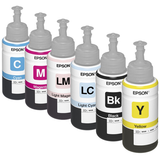 EPSON T674 Tinte L801 L810 L805 L850 L1800 Drucker Original Ink Patrone Farbetintenkassette 673 T6741 Black Tinte [erhielt die Ware mit 5 Yuan Red Envelope]