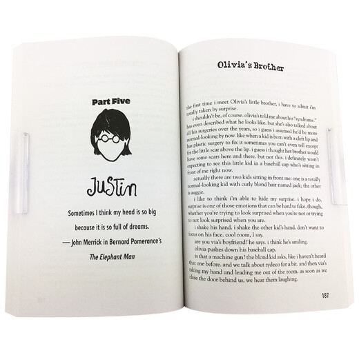 Wonder 奇迹男孩 英文原版小说 R.J. Palacio 青春励志 纽约时报书