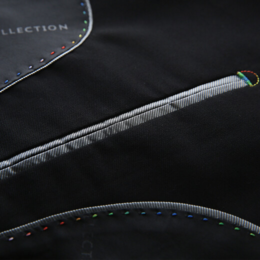 OMAX suit men's suit Korean style slim three-piece suit business casual professional formal suit groom and best man wedding dress black two-button top + trousers + vest 160/S (100 Jin Jin is equal to about 0.5 kg)