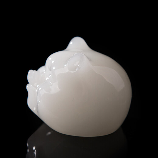 Tianxia Yujia Jade Little Piggy Ornaments Home Living Room Office Decorations Business Gifts Zodiac Gifts White Jade