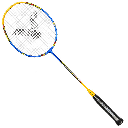 Victor Victory Offensive Badminton Racket Carbon 4U Badminton Racket Single Shot TK-220H Mango Yellow
