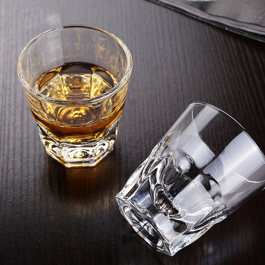 Yi Xinrong Large Liquor Beer Glass Set of 6 thick 2232 Bar Home Furnishing Water Utensils Wine Set Lotus Cup Six Pack 150ml