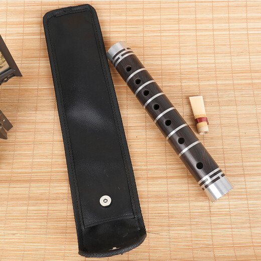 Yuefu Poetry Pipe Musical Instrument Professional Ebony Pipe Anfänger häufig verwendet F-Einstellung G-Down B-Down Tränengasgang Ebony Rohr-Down B-Down B-Down