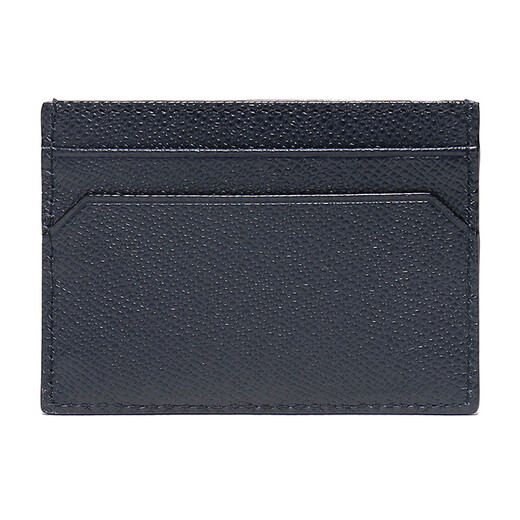 BALLY's new product men's leather card holder card holder bag THAR LT 17 dark blue black and white stripes