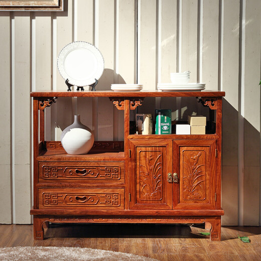 Yueshun mahogany sideboard solid wood tea cabinet rosewood furniture storage cabinet H007
