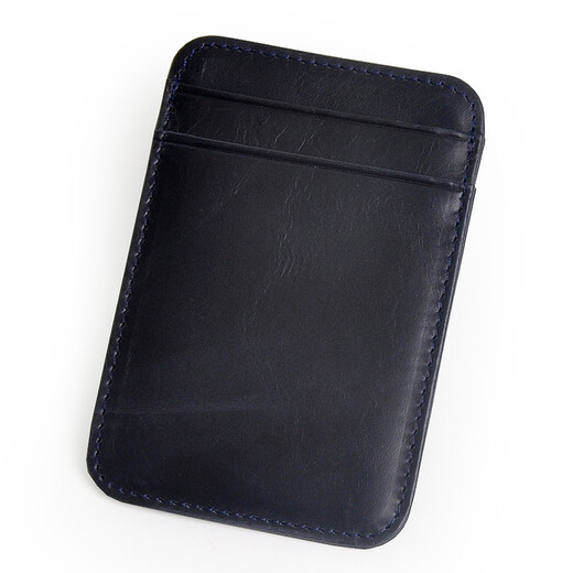 Yvongo Yunge card bag oil wax cowhide simple ultra-thin card holder card holder cowhide men and women genuine leather card bag new product