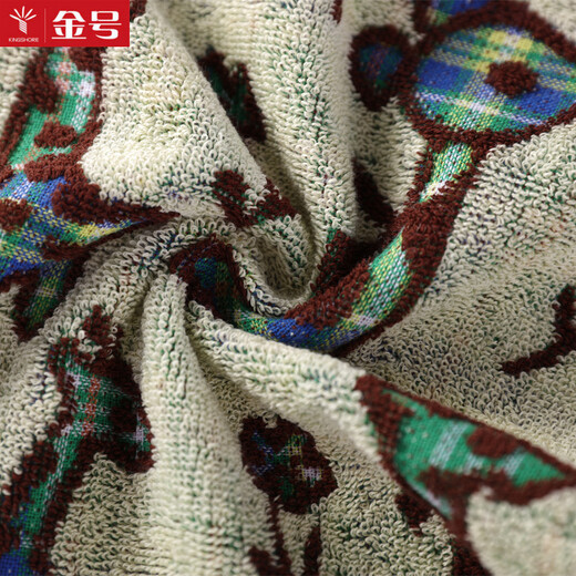 Gold number pure cotton cartoon deer children's face towel bath towel women's travel towel soft absorbent dark household face towel small towel red