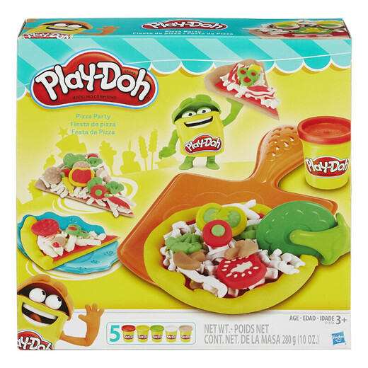 
[70% new] Hasbro (Hasbro) Pello Handmade DIY Colorful Mud Creative Kitchen Series Pizza Party + Colorful Party Pack Deliver Colorful Mud Handmade Books Children's Toy Plasticine