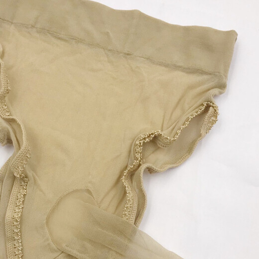 Private Shang Fully Transparent Men's Underwear Front Sleeve Silky Briefs Transparent Large Elastic Thin Tight Thong Belt Sleeve Underwear Stockings Sleeve 160Jin Jin equals 0.5kg Inside Flesh Color Sleeve Front Opening