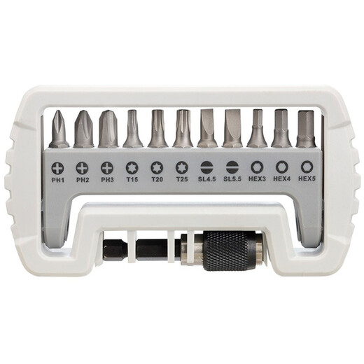 BOSCH Bosch screwdriver set professional grade 11+1 (12-piece set) S2 steel with magnetic extension rod 25mm long