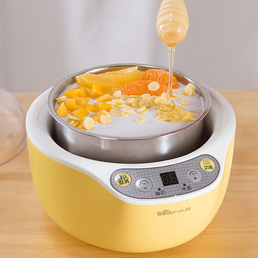 
Bear Yogurt Machine Home Automatic Rice Wine Machine Yogurt Fermentation Machine Ceramic 4-point Cup Ceramic 4-point Cup Yellow SNJ-B10K1