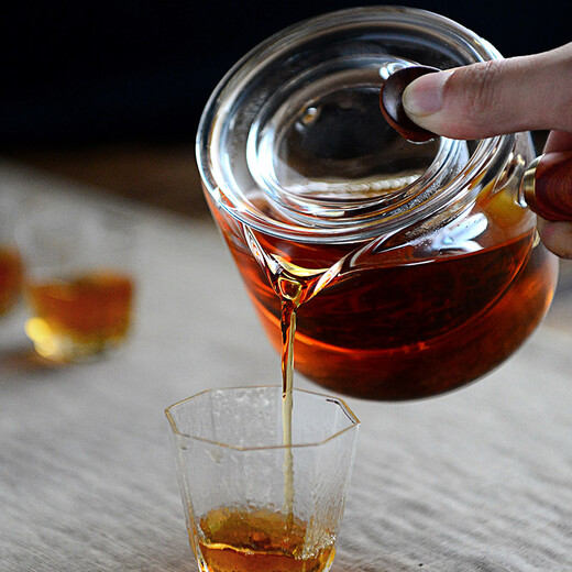 Yaji side-handle pot heat-resistant glass filter teapot teapot heat-resistant teapot Kungfu tea set