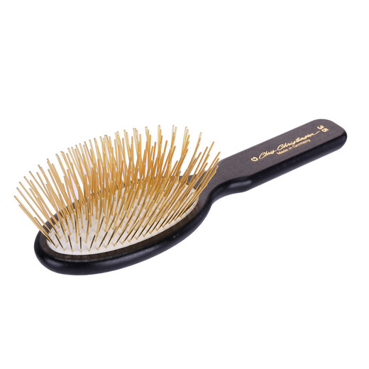 Chris Christensen imported from the United States pet handle comb, special grooming comb for long-haired cats and dogs, general combing and hair protection, suitable for super long-haired dogs and cats, 35mm gold handle comb
