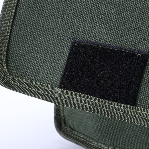HENG MEI LEI Worsted Canvas Thickened Wear-Resistant Plumbing Tool Kit Multifunctional Repair Electrician Tool Kit Custom Installation Electrician Bag Army Green 40*14*30cm