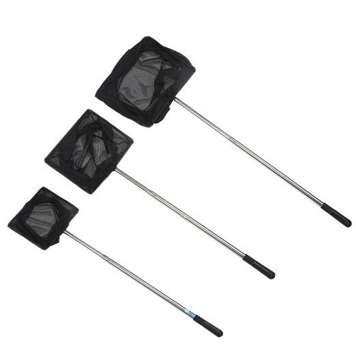 SUNSUN Fish Tank Fishing Net Aquarium Fishing Net Square Handmade Fish Tank Goldfish Fishing Small Fishing Net Black Square Fishing Extra Small sx-15 (27*9.5*9cm)