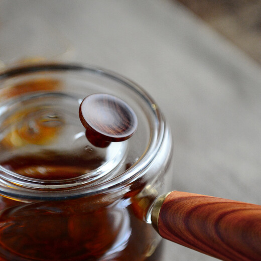 Yaji side-handle pot heat-resistant glass filter teapot teapot heat-resistant teapot Kungfu tea set