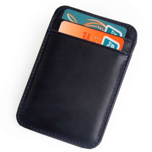 Yvongo Yunge card bag oil wax cowhide simple ultra-thin card holder card holder cowhide men and women genuine leather card bag new product