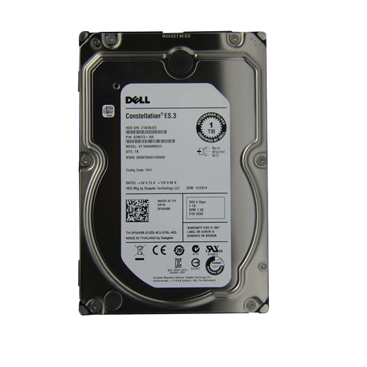 Dell (DELL) Enterprise-Server-Festplattenzubehör SAS 1 TB 2 TB 3 TB 4 TB 6 TB 8 TB 10 TB 600 GB SAS 10.000 U/min 2,5 Zoll