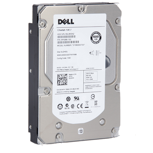 Dell (DELL) Enterprise-Server-Festplattenzubehör SAS 1 TB 2 TB 3 TB 4 TB 6 TB 8 TB 10 TB 600 GB SAS 10.000 U/min 2,5 Zoll