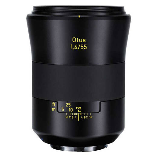 Zeiss蔡司（ZEISS）德国蔡司人像定焦T*镀膜防反射涂层手动对焦全画幅佳EF口尼F卡口单反镜头 Otus 55mm f1.4(55/1.4) ZE 佳能口（含遮光罩）