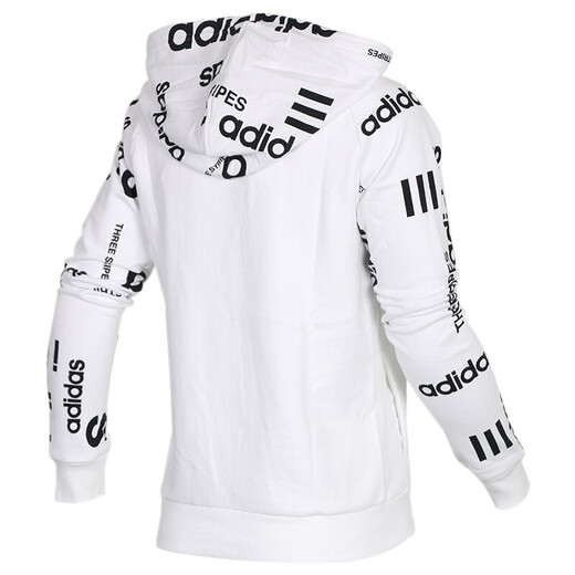 【7成新】阿迪达斯ADIDAS NEO 2018春季 女子 W Fav Hoodie 套头衫 CV9227 L码