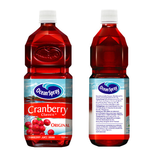 Oceanspray Cranberry Comprehensive Juice 1L/bottle imported from Taiwan, China