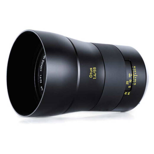 Zeiss蔡司（ZEISS）德国蔡司人像定焦T*镀膜防反射涂层手动对焦全画幅佳EF口尼F卡口单反镜头 Otus 55mm f1.4(55/1.4) ZE 佳能口（含遮光罩）
