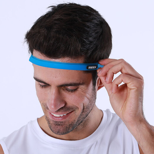 Rimix Elastic Sweat Guide Bandband, fonctionnement de la résistance à la transpiration en silicone et ceinture d'antiperspirant, ceinture guide de sueur réglable, hommes et femmes Sports Riding Equipment, Elastic, élastique et réglable