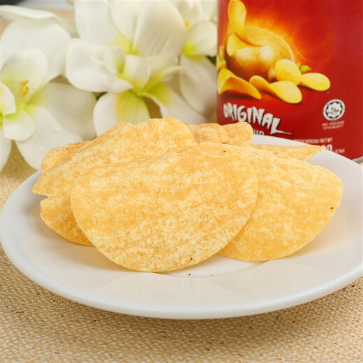 马来西亚进口 杰克（Jacker）薯片 休闲零食 原味 60g/罐